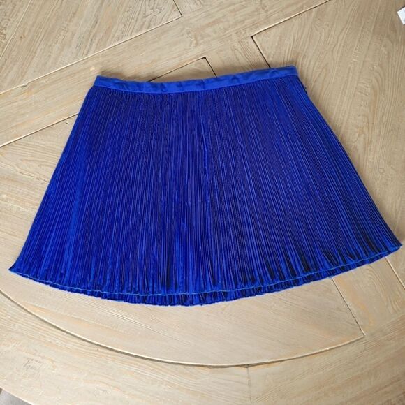 Valentino Red Mini Pleated skirt size M